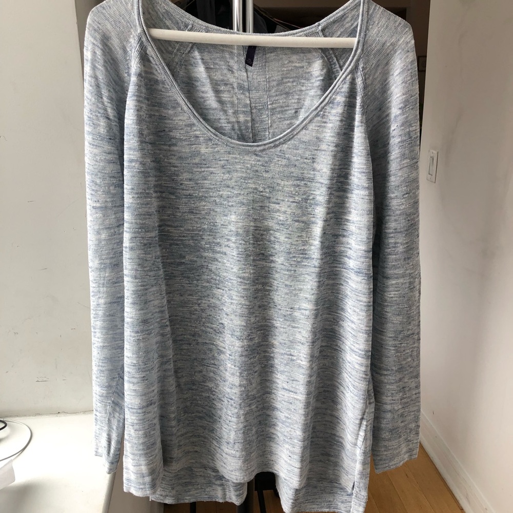Not Your Daughters Jeans Blue Long Sleeve Top TWO